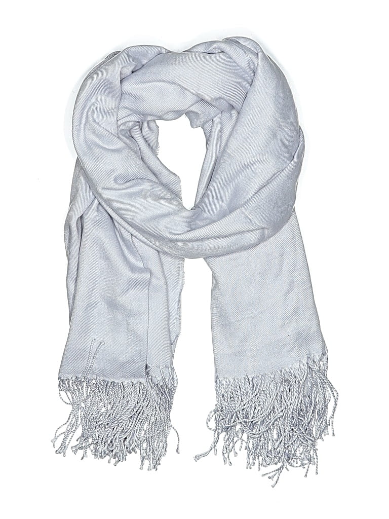 Pre-owned Assorted Brands Scarf In Blue