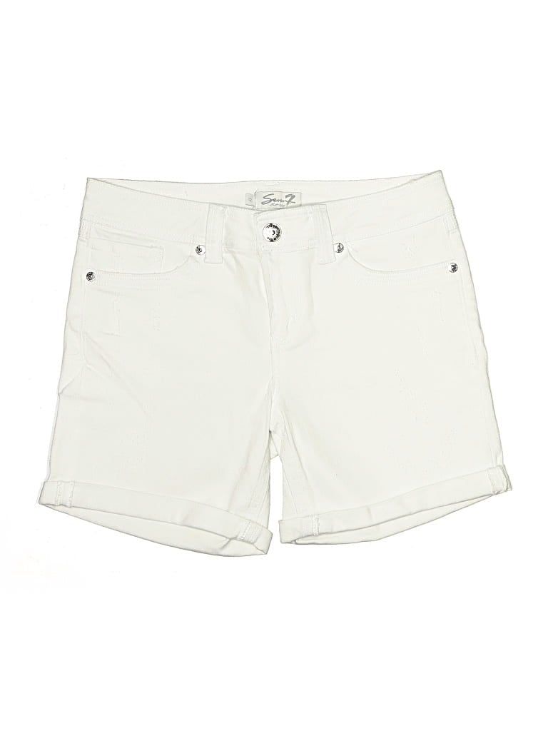 Pre-owned Seven7 Khaki Shorts In White