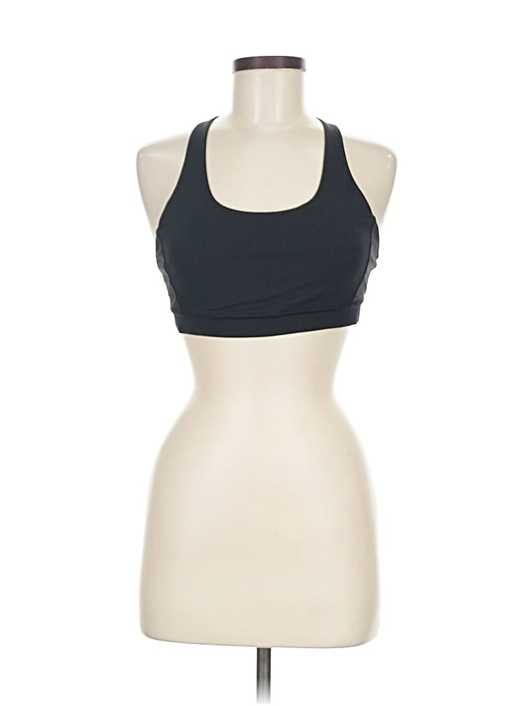 Pre-owned Lululemon Athletica Tank Top Black Halter Neckline Tops