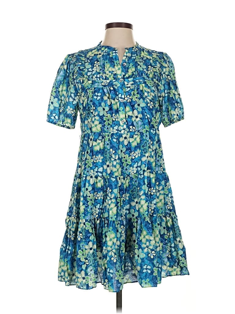 Pre-owned Current Air Casual Dress In Blue