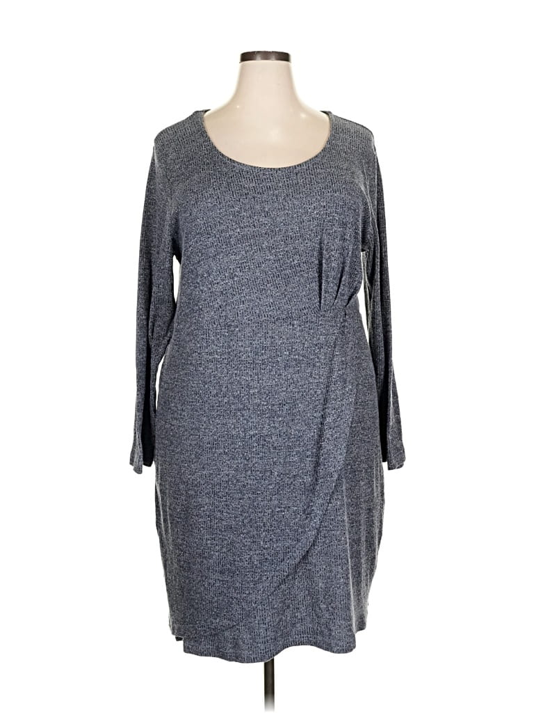 Pre-owned Suzanne Betro Casual Dress In Gray