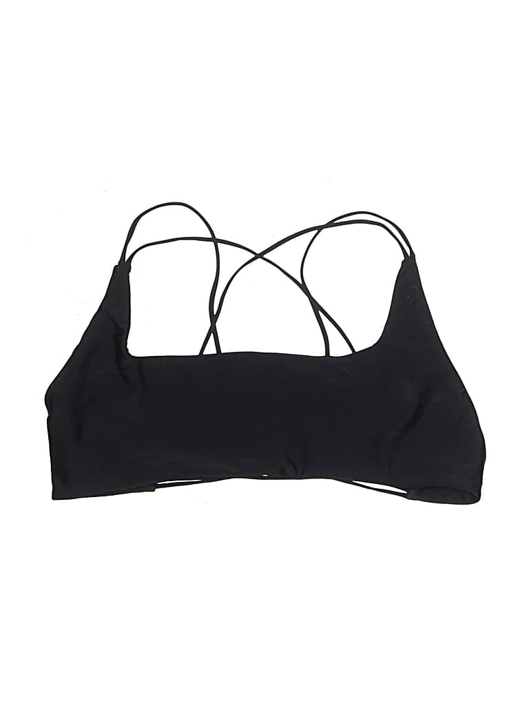 Pre-owned Mikoh Swimsuit Top Black Swimwear