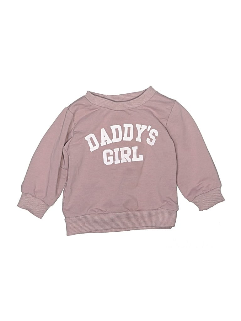 Pre-owned Unbranded Kids' Sweatshirt In Pink