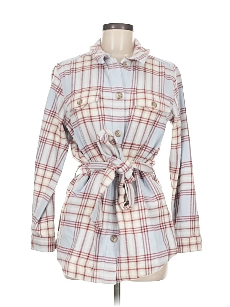 Pre-owned Eddie Bauer Coat In White