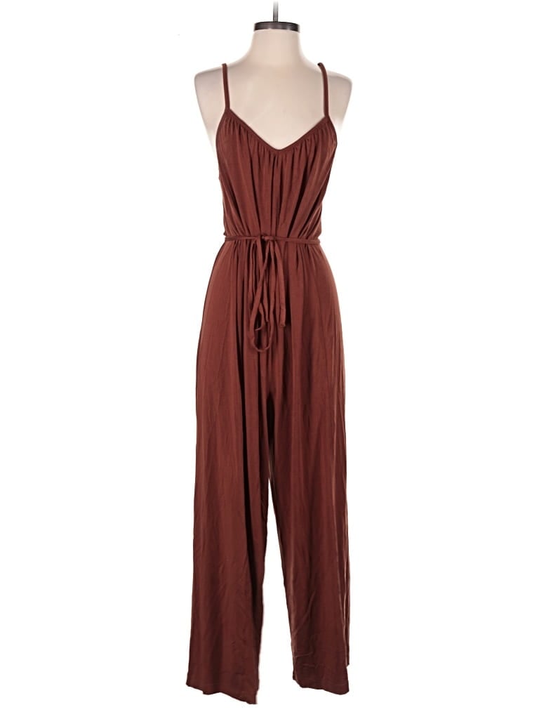 Pre-owned Calia Jumpsuit In Brown