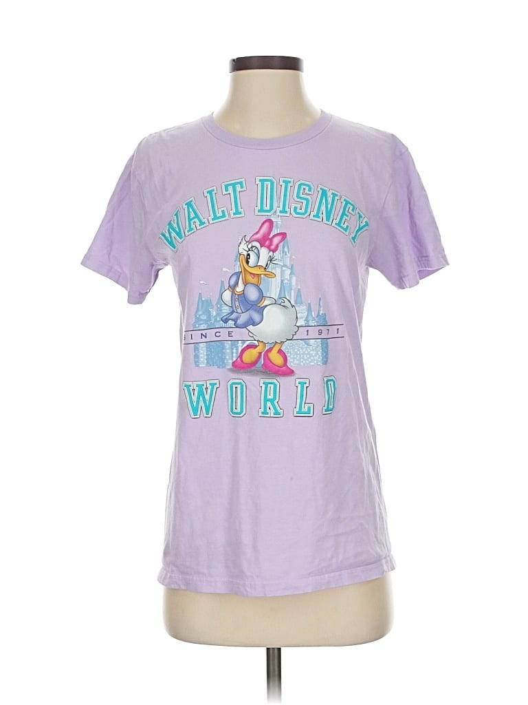 Pre-owned Disney Short Sleeve T-shirt In Purple