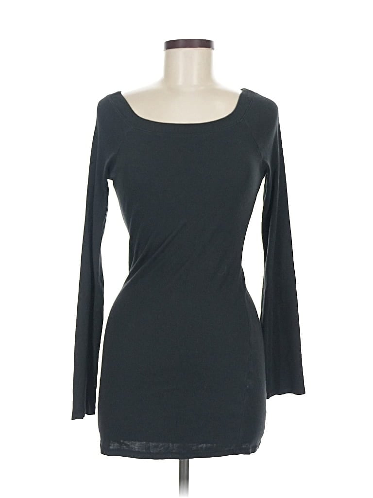 Pre-owned Express 3/4 Sleeve T-shirt In Black