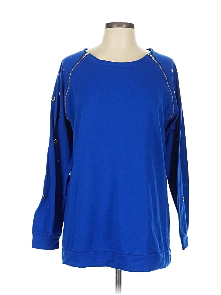 Pre-owned Unbranded Pullover Sweater In Blue