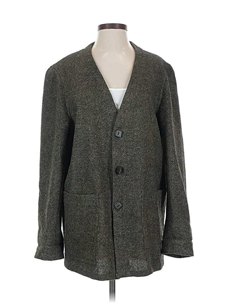 Pre-owned Cleo Blazer Jacket In Gray