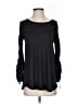 Sun & Moon Black Long Sleeve Top Size S - photo 1