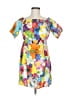 Walter Baker Print Yellow Cocktail Dress Size 6 - photo 1