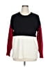DKNY Color Block Black Pullover Sweater Size XL - photo 1