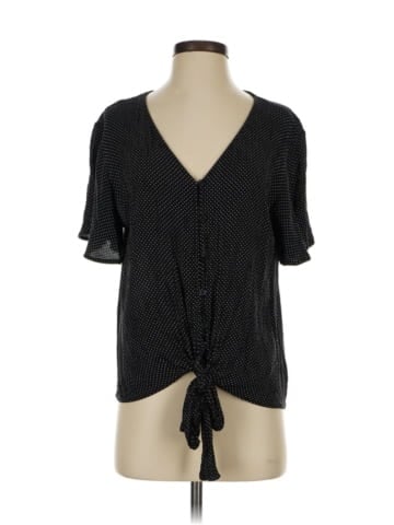Blue Rain Short Sleeve Blouse (view 1)