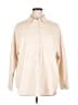 A New Day 100% Polyester Solid Ivory Long Sleeve Blouse Size XL - photo 1