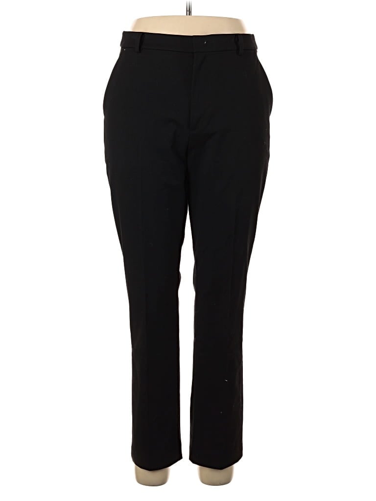 Pre-owned Uniqlo Dress Pants In Black