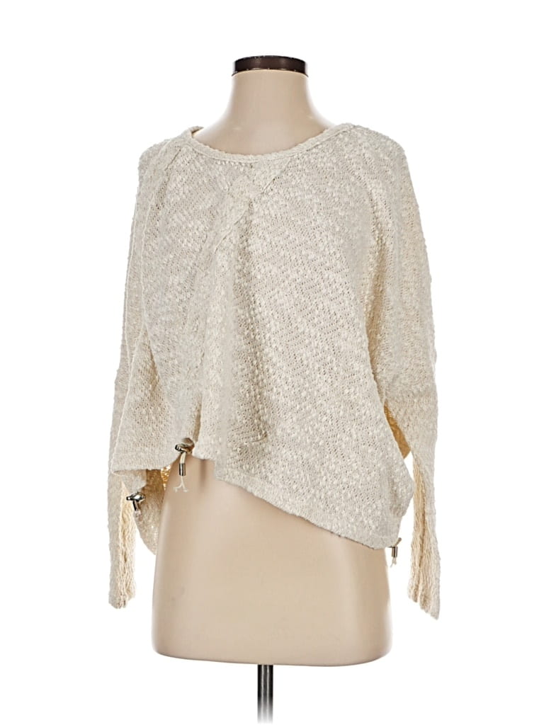 Pre-owned Tulip Pullover Sweater In White