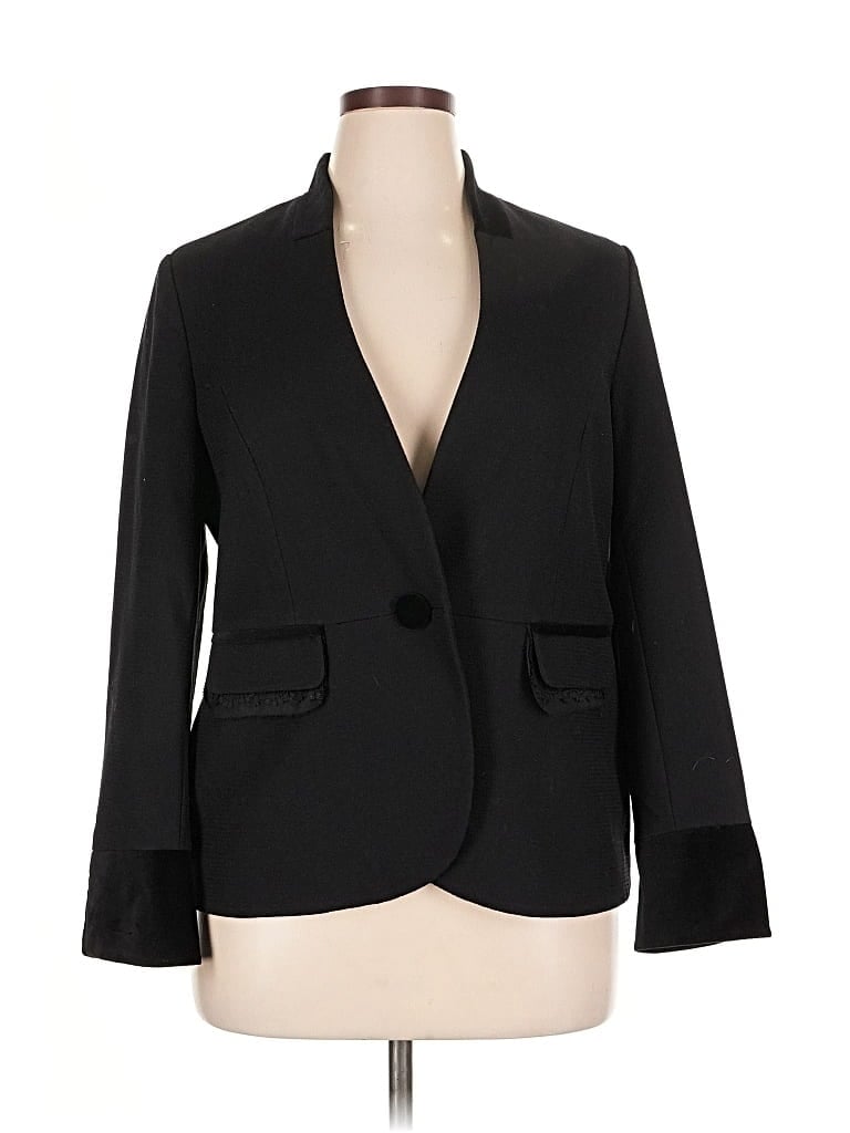 Pre-owned Coldwater Creek Blazer Jacket In Black