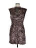 Walter Baker Animal Print Brown Cocktail Dress Size 6 - photo 1