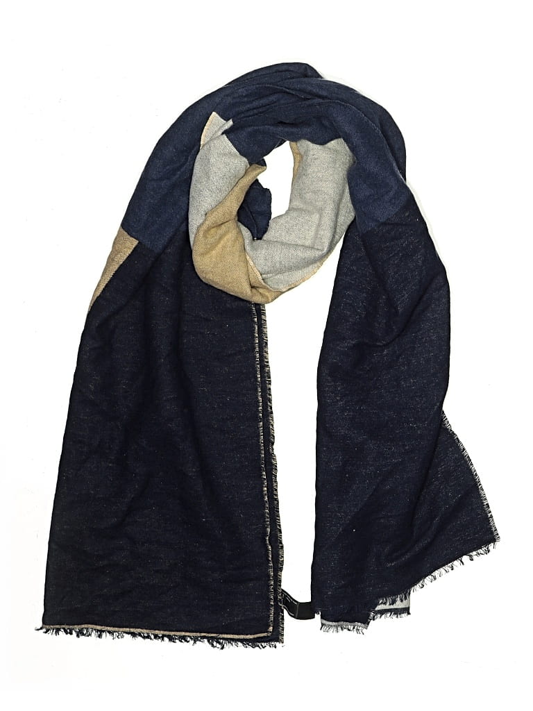 Pre-owned Eileen Fisher Scarf In Blue