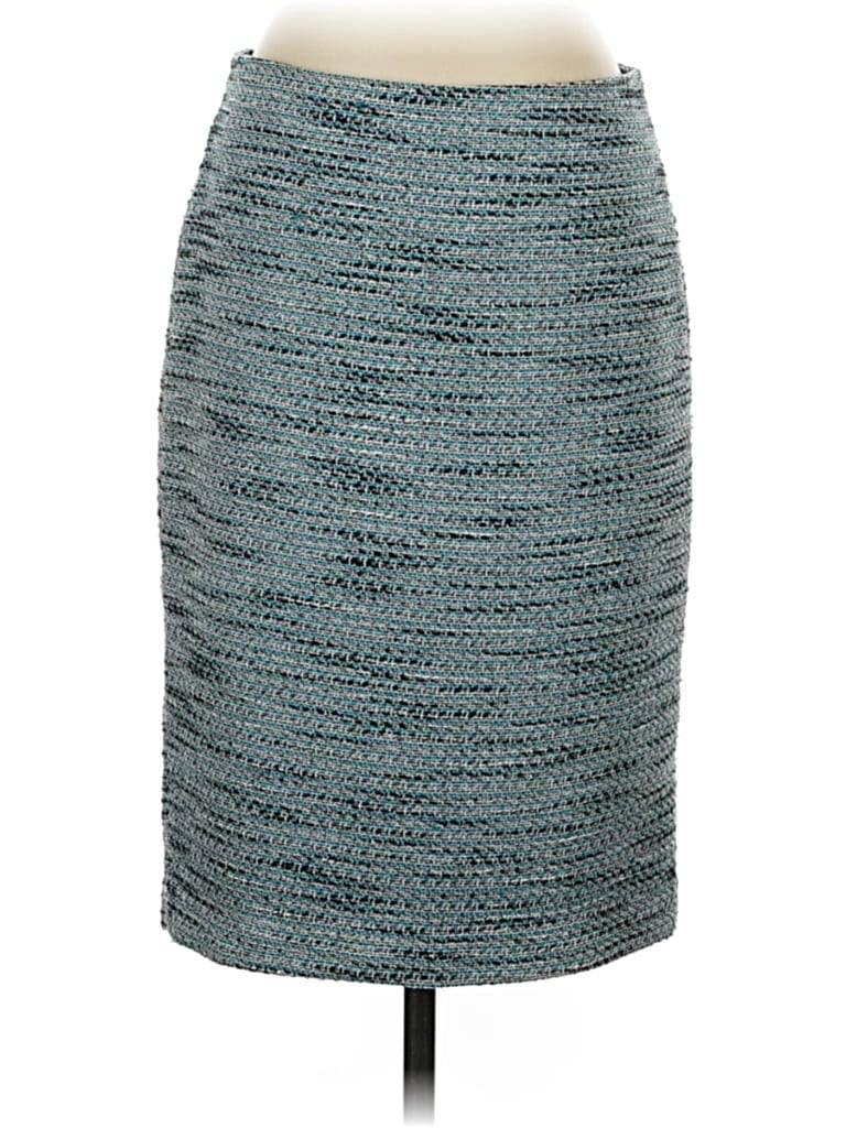 Pre-owned Ann Taylor Factory Formal Skirt In Blue