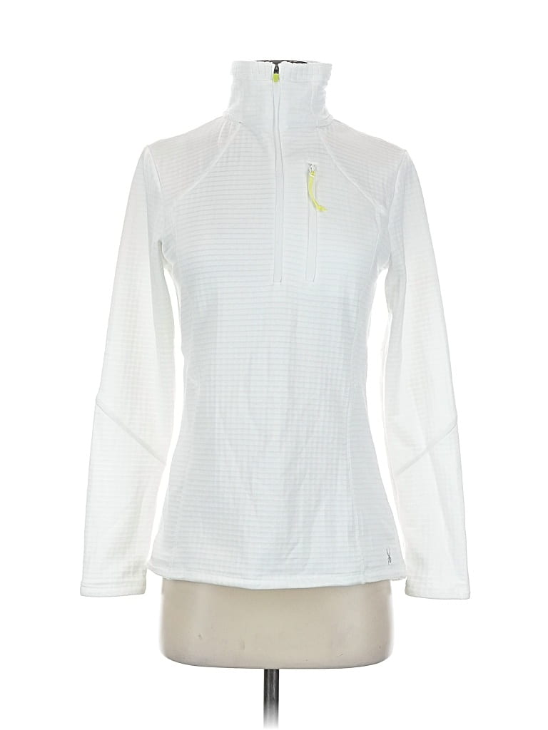 Pre-owned Spyder Fleece Jacket In White