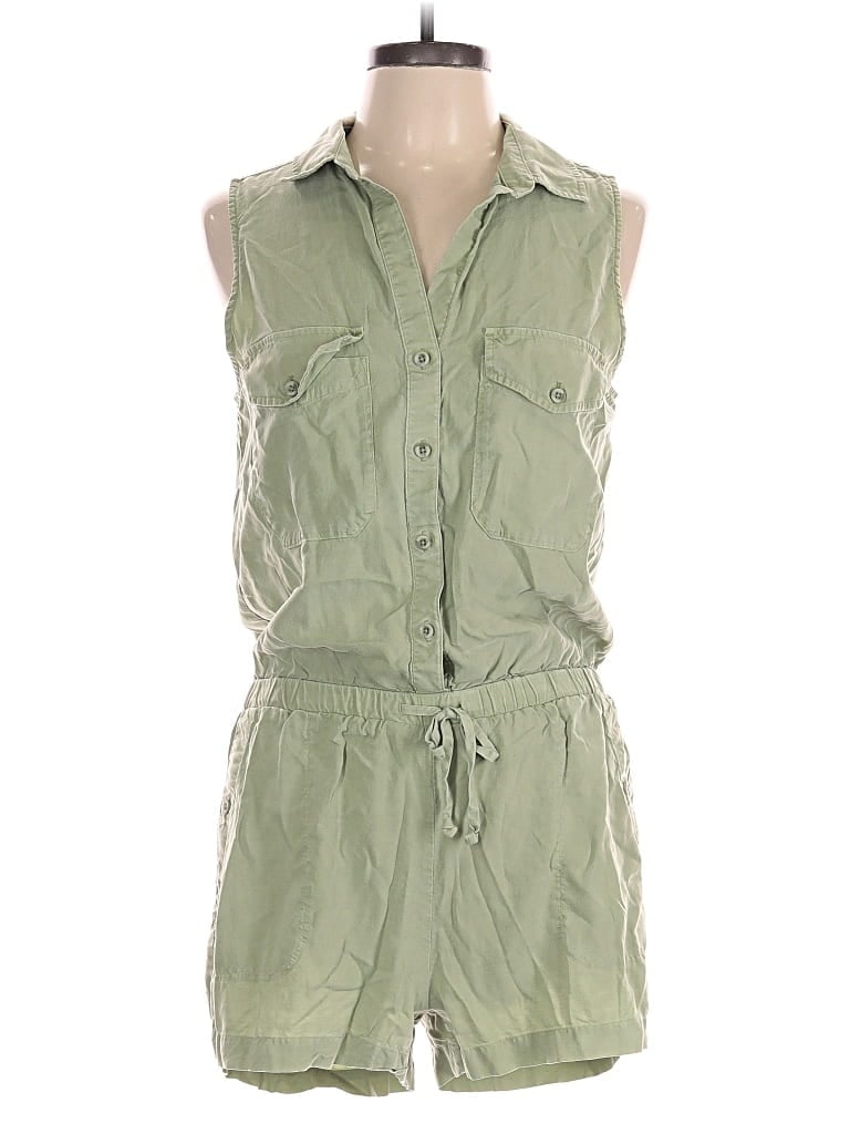 Pre-owned Cloth & Stone X Anthropologie Romper In Green