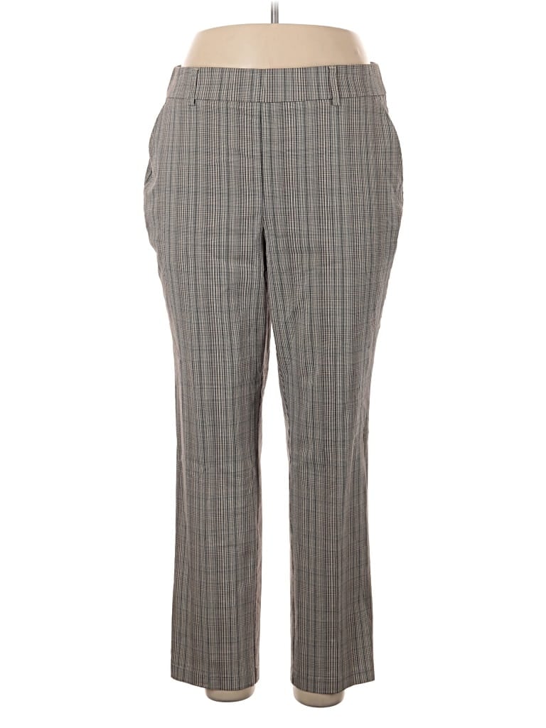 Pre-owned Rafaella Dress Pants In Gray