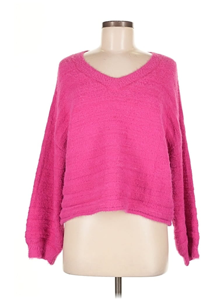 Pre-owned Paper Heart Pullover Sweater In Pink