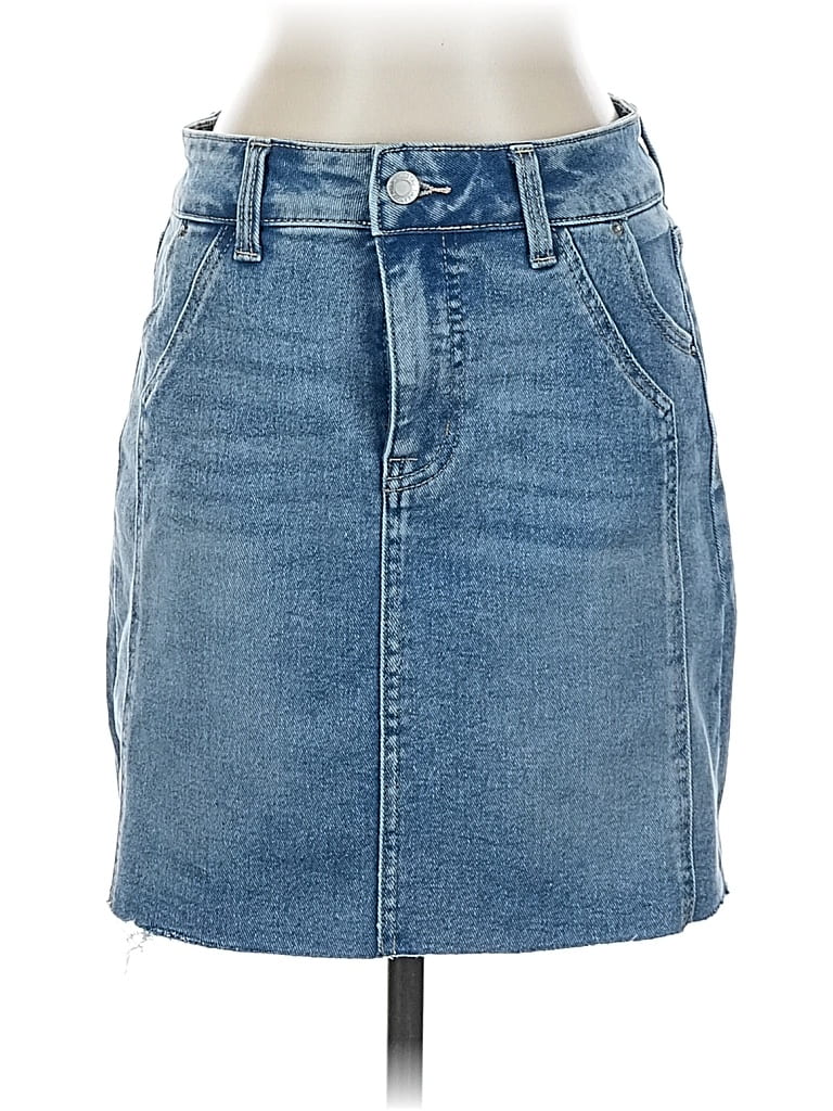 Time And Tru Denim Skirt In Blue