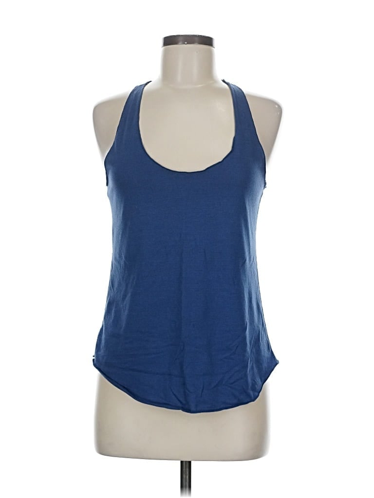 Pre-owned American Rag Cie Tank Top Blue Halter Neckline Tops