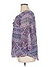 St. John's Bay 100% Polyester Purple 3/4 Sleeve Blouse Size 0X - photo 5