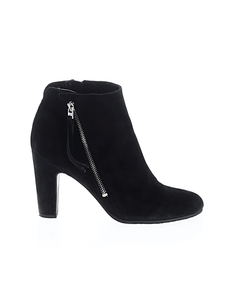 Pre-owned Sam Edelman Ankle Boots In Black