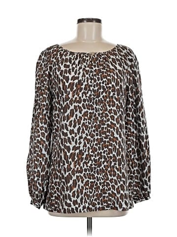 Tory Burch Long Sleeve Silk Top (view 1)