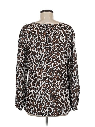 Tory Burch Long Sleeve Silk Top (view 2)