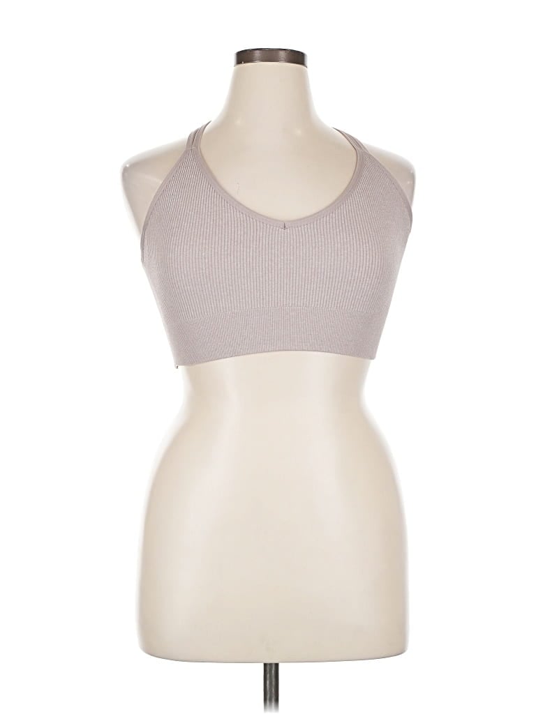 Pre-owned Aerie Tank Top Tan Halter Neckline Tops In Brown