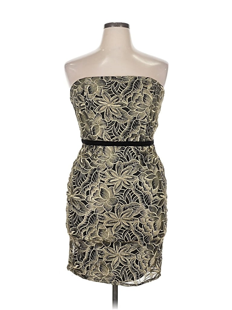 Pre-owned Sam Edelman Cocktail Dress In Gold