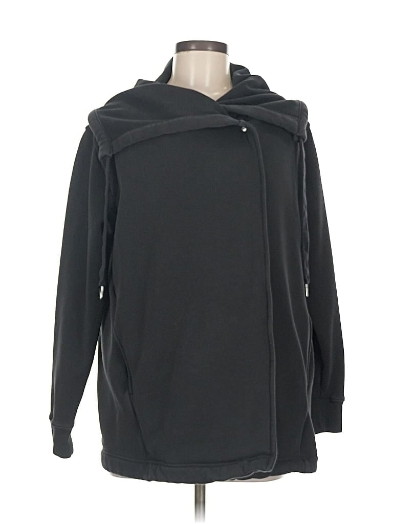 Pre-owned Zella Zip Up Hoodie In Black