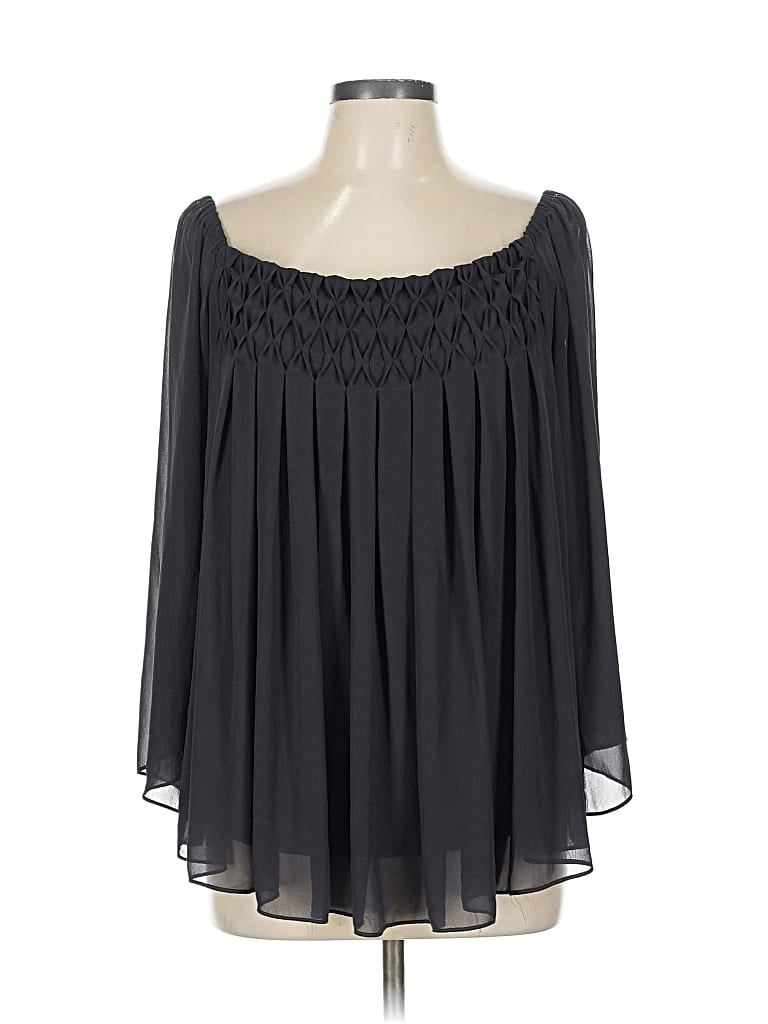 Pre-owned Bailey44 3/4 Sleeve Blouse In Black