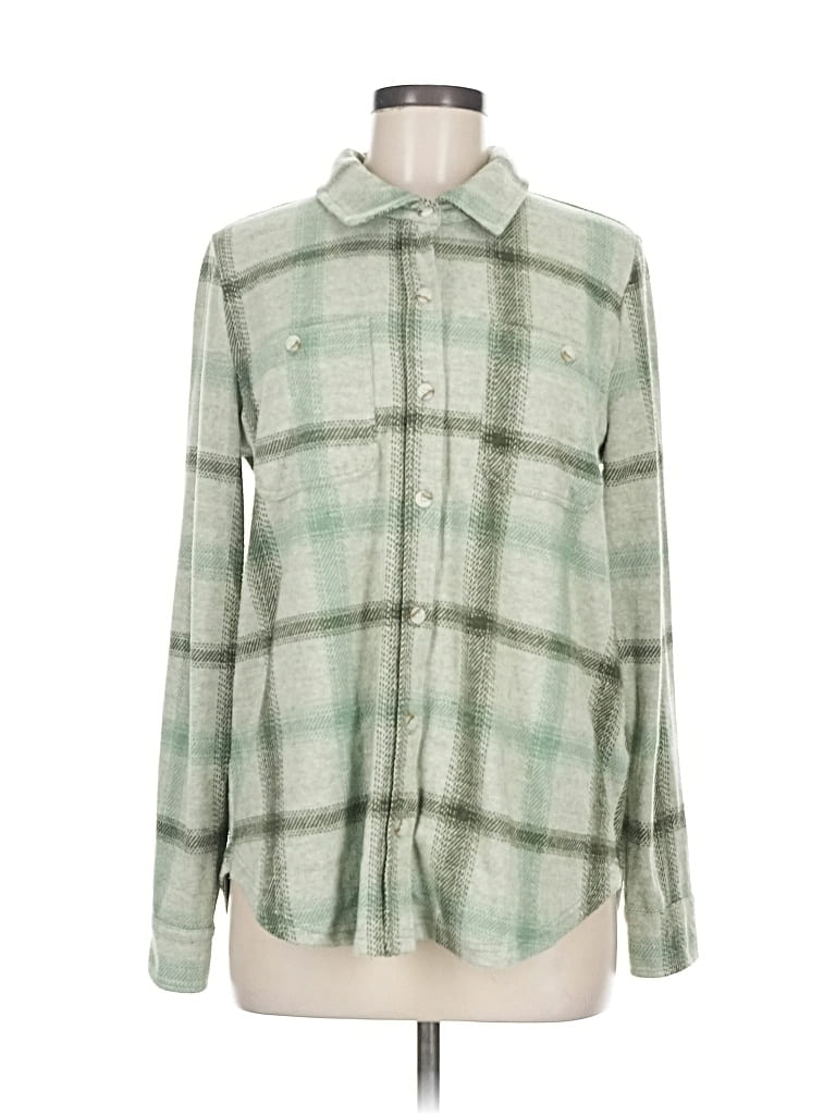 Pre-owned Thread & Supply Cardigan Sweater In Green