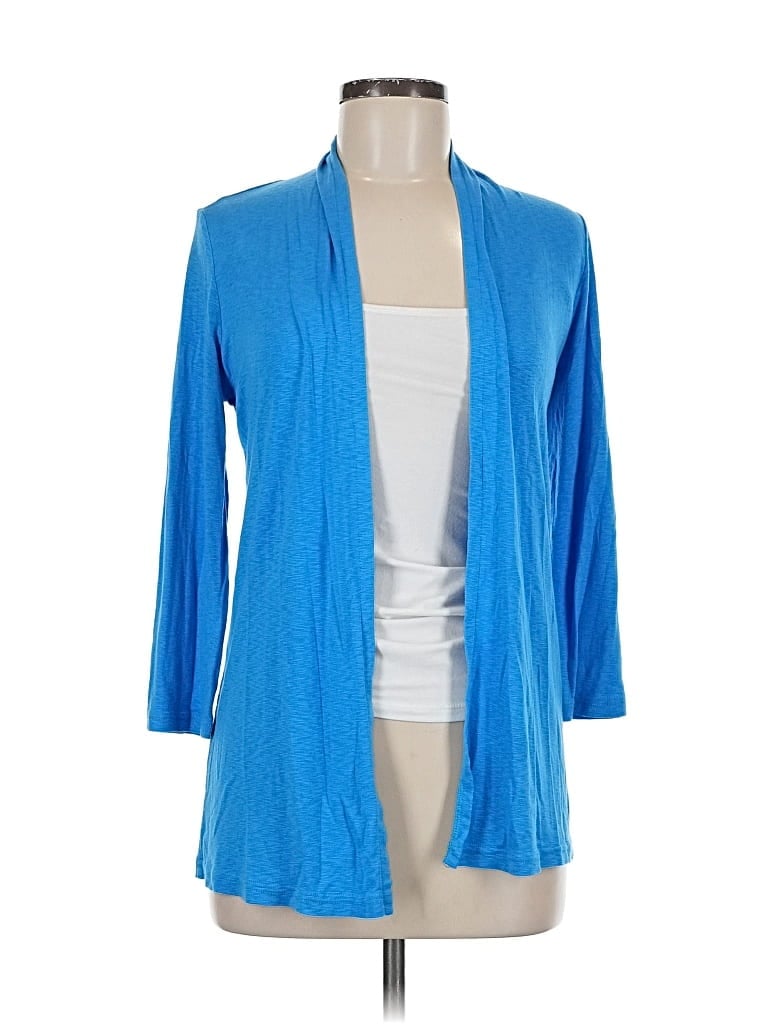 Pre-owned Michael Stars Cardigan Sweater In Blue