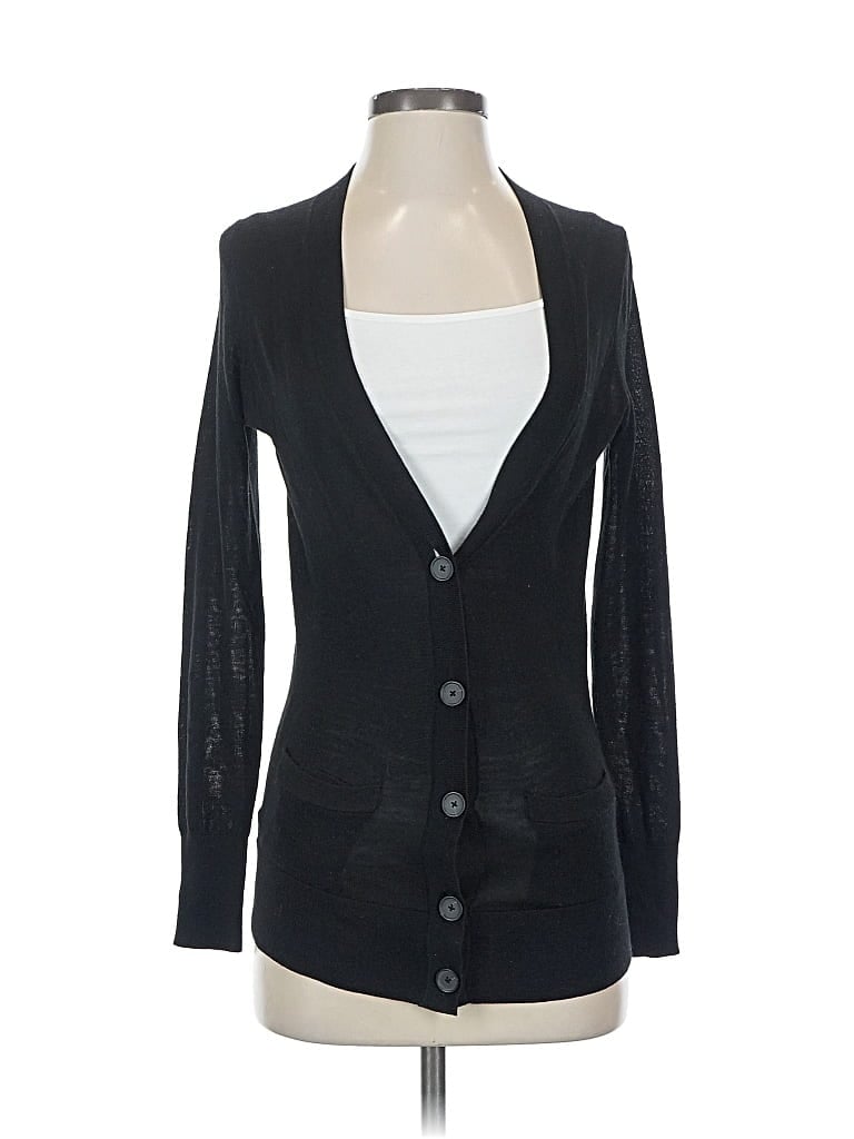 Pre-owned Ann Taylor Loft Cardigan Sweater In Black