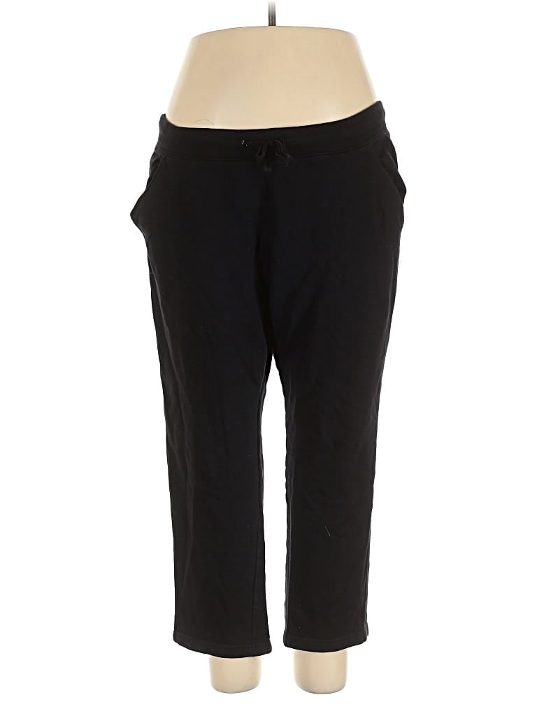 Pre-owned St. John's Bay Active Pants In Black
