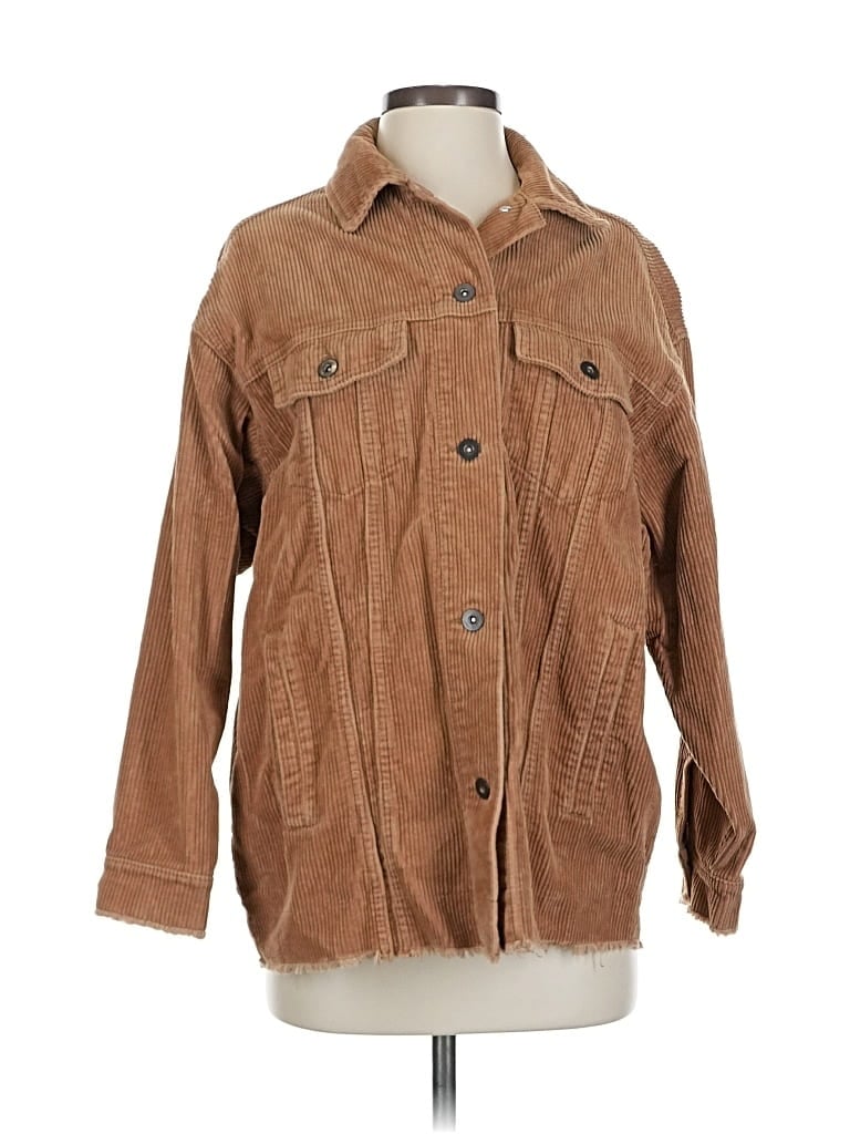 Pre-owned Zara Jacket In Brown
