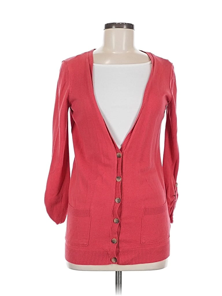 Pre-owned American Eagle Outfitters Long Sleeve Blouse In Red