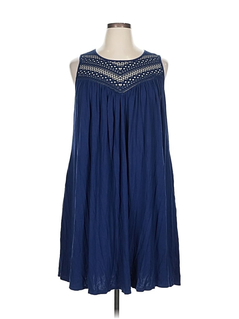 Pre-owned Lane Bryant Cocktail Dress In Blue