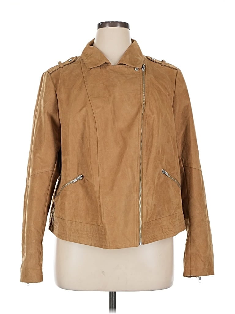 Pre-owned A.n.a. A New Approach Jacket In Brown