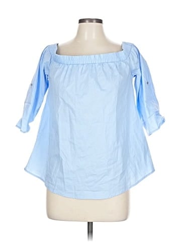 Bobeau 3/4 Sleeve Blouse (view 1)
