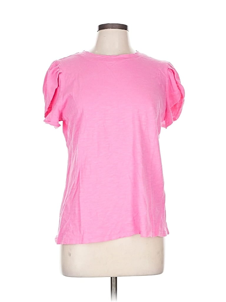 Pre-owned St. John's Bay Short Sleeve T-shirt In Pink