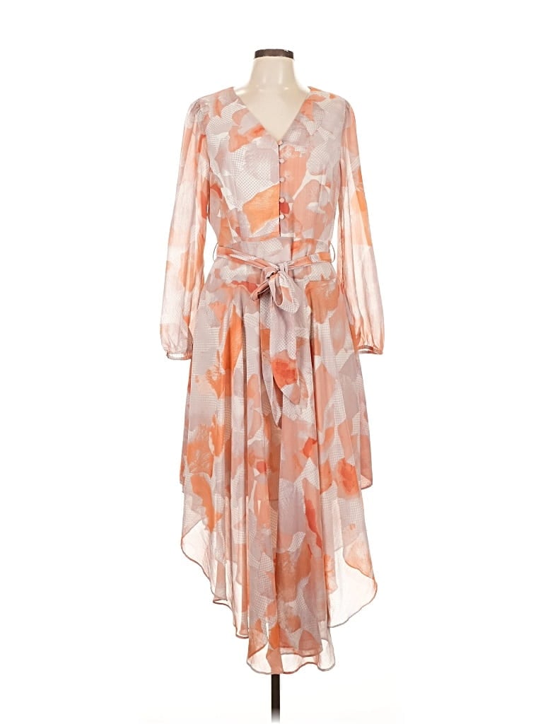 Pre-owned Express Cocktail Dress In Orange