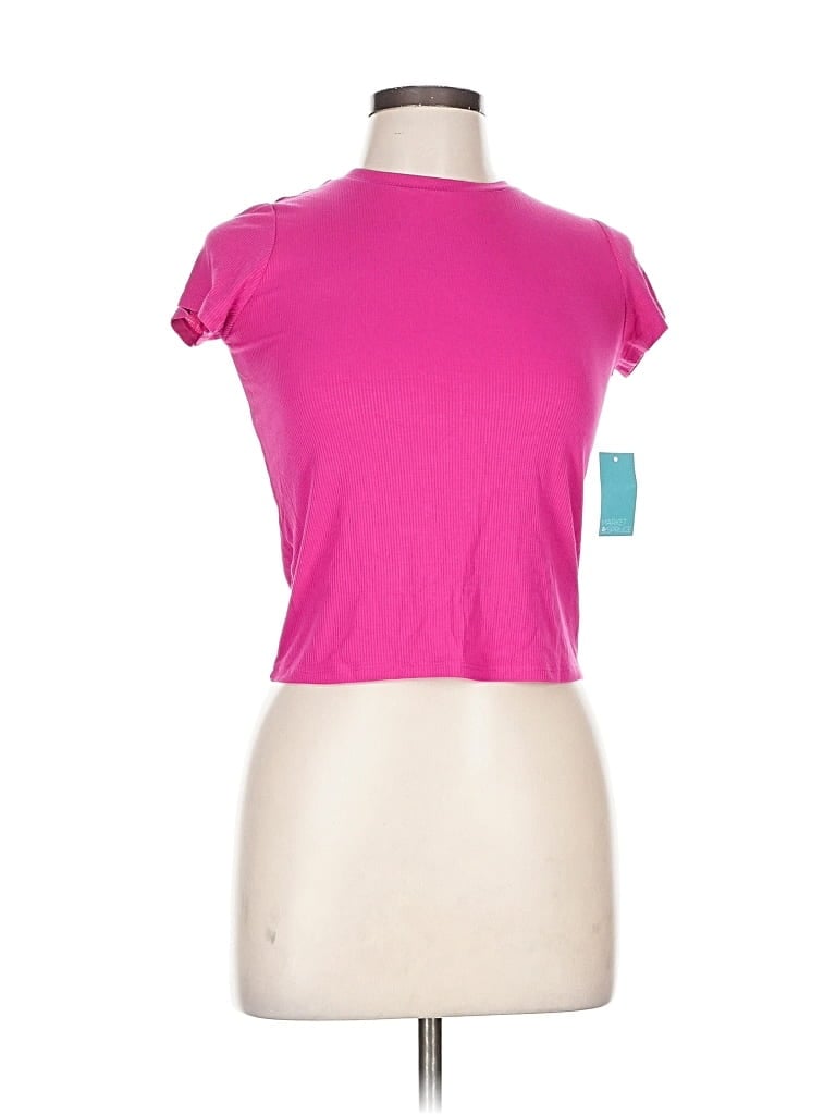 Market & Spruce Short Sleeve T-shirt In Pink